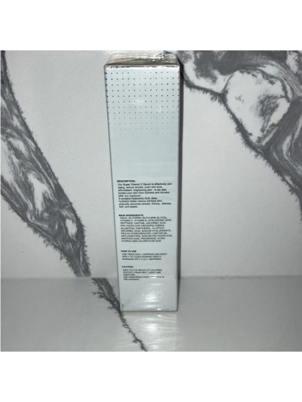 Eleonore Super c Serum w/ Peptides Hyaluronic Acid and Antioxidants Skin Repair.